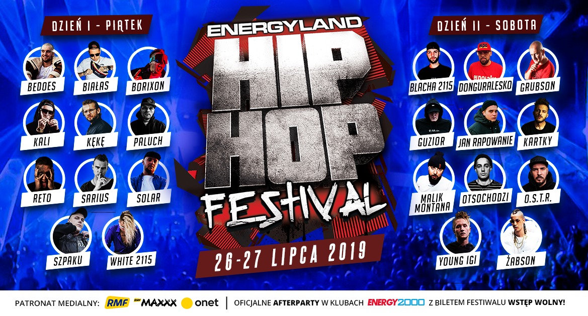 Największe gwiazdy Hip-Hopowej sceny przyjadą do Energylandii 26 i 27 lipca