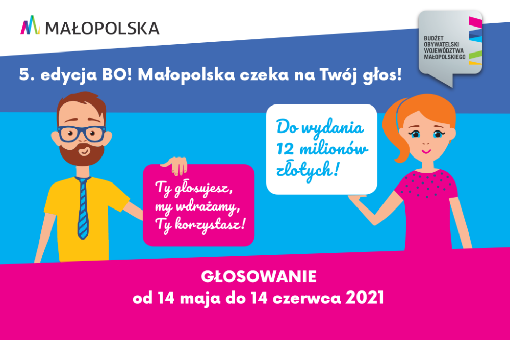 Budżet Obywatelski Małopolska 2021. Ruszyło głosowanie!