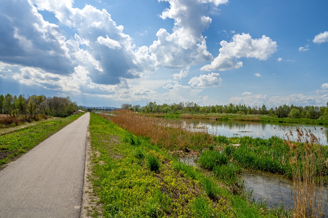 Malownicza ścieżka rowerowa wzdłuż Kanału Łączańskiego już gotowa