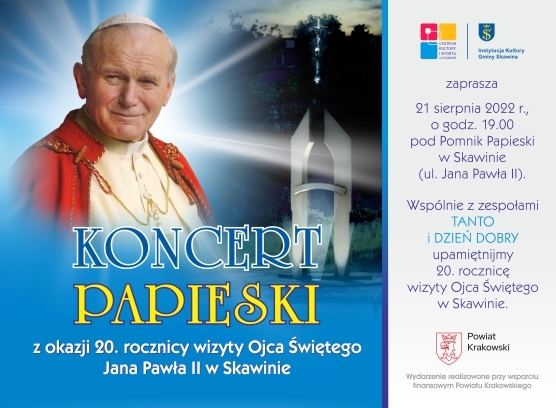 Koncert z okazji 20 rocznicy wizyty Jana Pawła II w Skawinie
